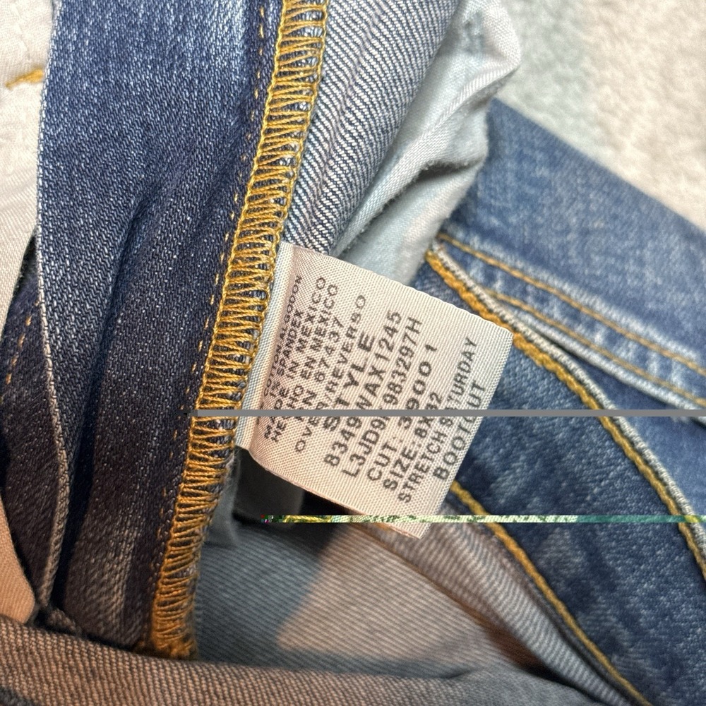 Polo Jeans Co Ralph Lauren Saturday Bootcut Jeans Womens 8x32 Rehemmed To 32x30 - Picture 9 of 11